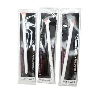 3 Pack Wet n Wild Crease Brush Eyeshadow Makeup Blending Cruelty-Free Vegan C787